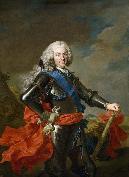 Loo, Louis-Michel van Portrait of Philip V of Spain Sweden oil painting art